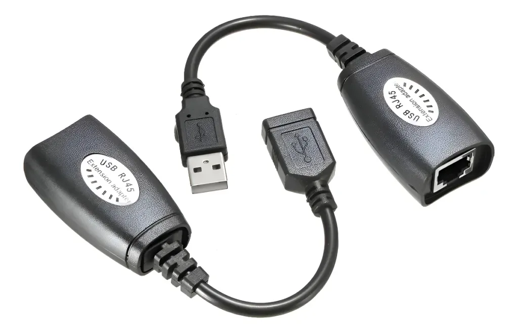 Extensor Usb Activo Alargue Hasta 50m Cable Red Utp Rj45