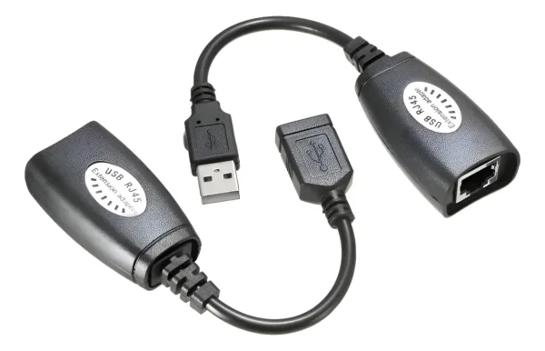 Extensor Usb Activo Alargue Hasta 50m Cable Red Utp Rj45