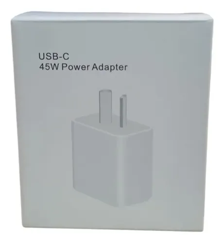 CABEZAL CARGADOR CELULAR 45W CON 1 ENTRADA A TIPO C