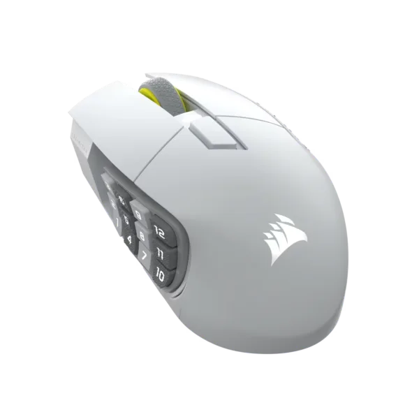 Mouse gamer CORSAIR MMO SCIMITAR ELITE Wireless SE, blanco