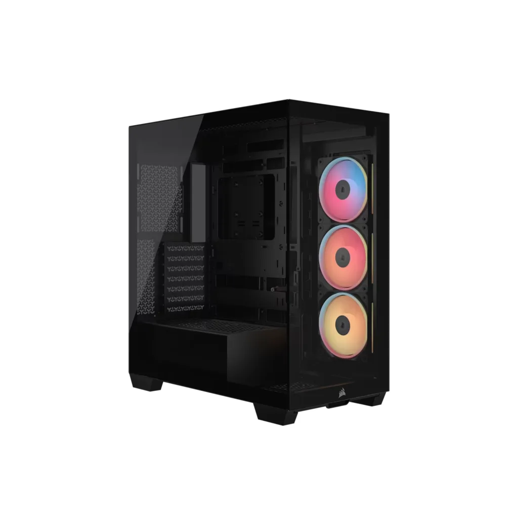 Gabinete CORSAIR 3500X LX-R RGB iCUE LINK Mid Tower Negro