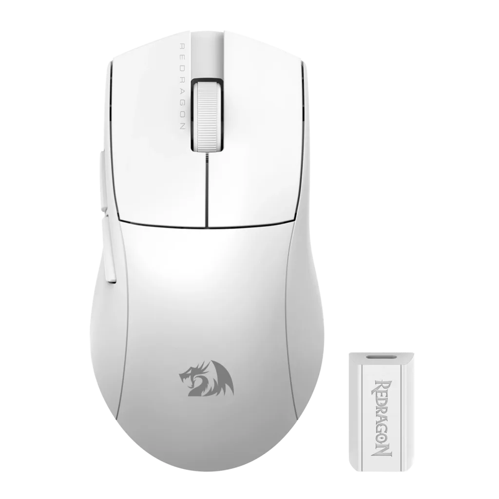 Mouse Inalámbrico Redragon King M916 Pro 4K Blanco