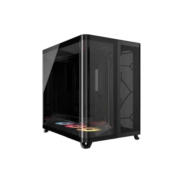Gabinete CORSAIR ARGB AIR 5400 RS-R Mid Tower con triple cámara Negro