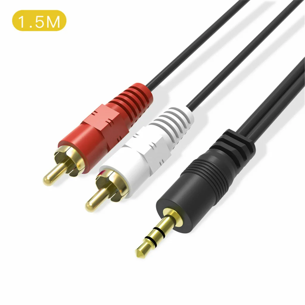CABLE 2RCA A PLUG 3,5 3MTS