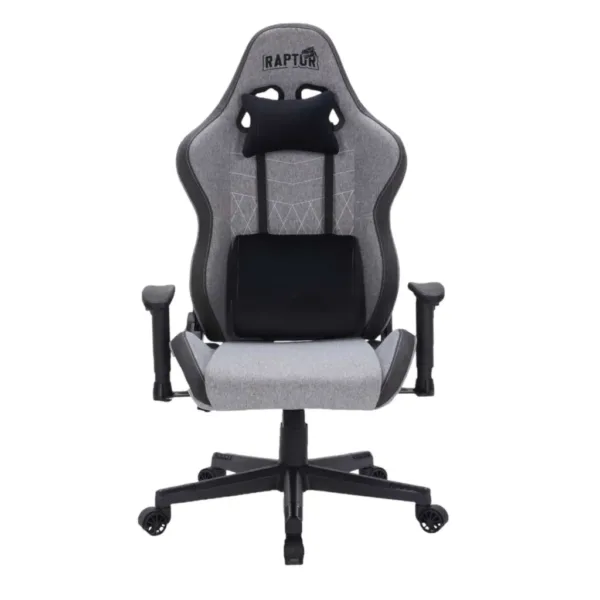SILLA GAMER RAPTOR THRONE R1 TELA NEGRA