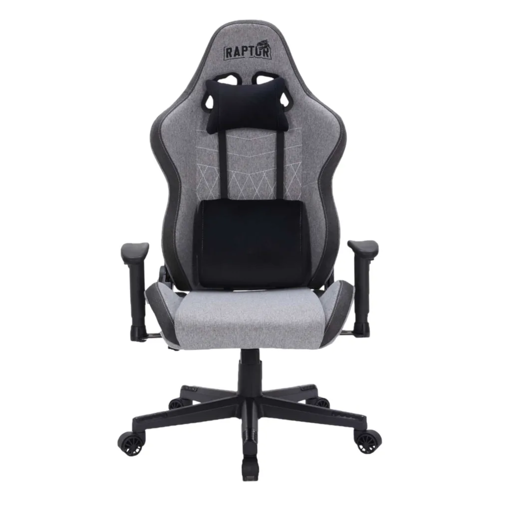SILLA GAMER RAPTOR THRONE R1 TELA NEGRA