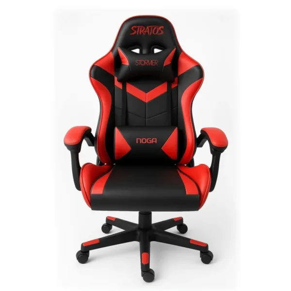 SILLA GAMER STRATOS KT ROJA Y NEGRA