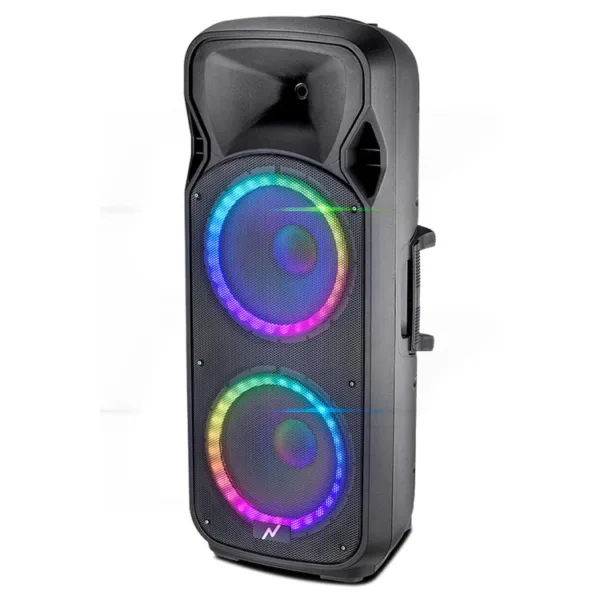 PARLANTE PORTATIL BLUETOOTH 2 X 12" TORNADO