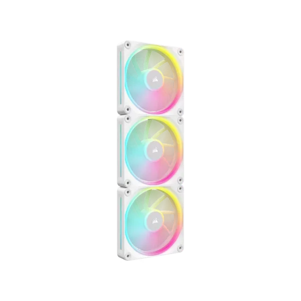 Kit de ventiladores CORSAIR iCUE LINK LX120 RGB de 120 mm x3 blanco