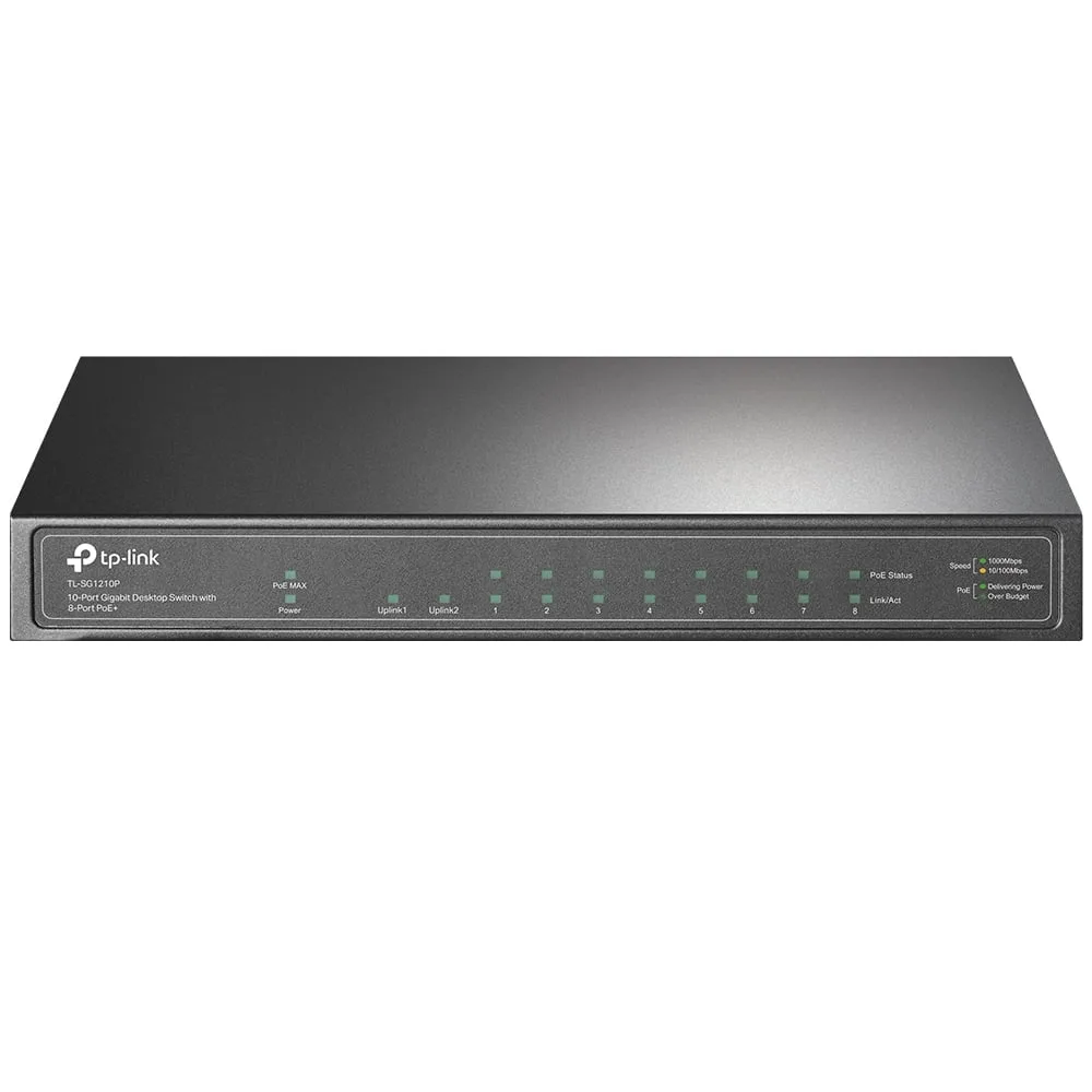 TL-SG1210P Switch Gigabit 9P 8POE+ 1SFP Tp-Link (7062)