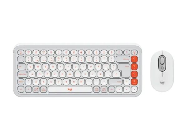 Teclado+Mouse Logitech Pop Icon White 920-013055