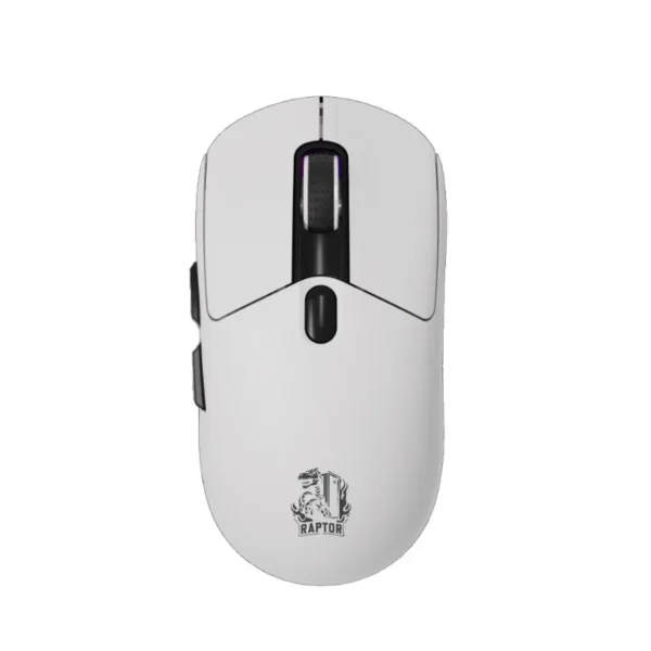 Mouse Gamer Raptor Storm Grip Wireless 7 botones 24000dpi RGB Pixart Sensor White