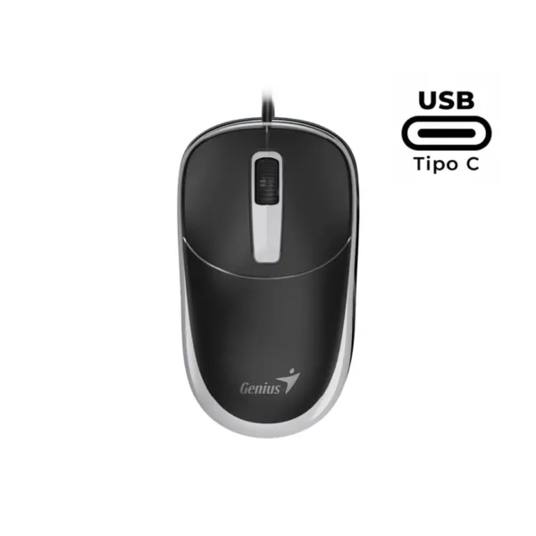 Mouse Genius DX-123,USB-C,BLK+GREY (2398)