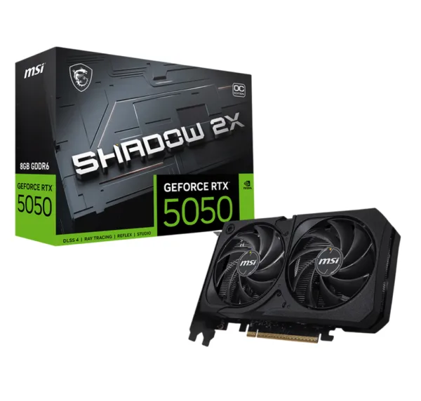 VGA MSI GeForce RTX 5050 8G SHADOW 2X OC (9960)