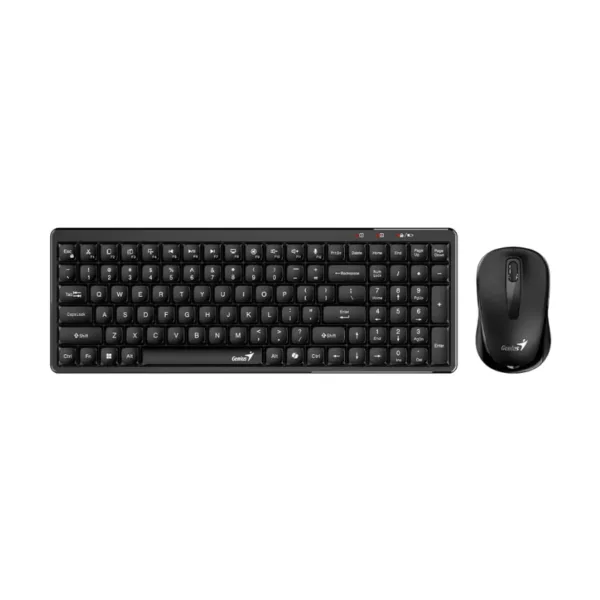 Teclado+Mouse Genius LuxeMate Q8100 Black SP 2.4GHZ (3074)