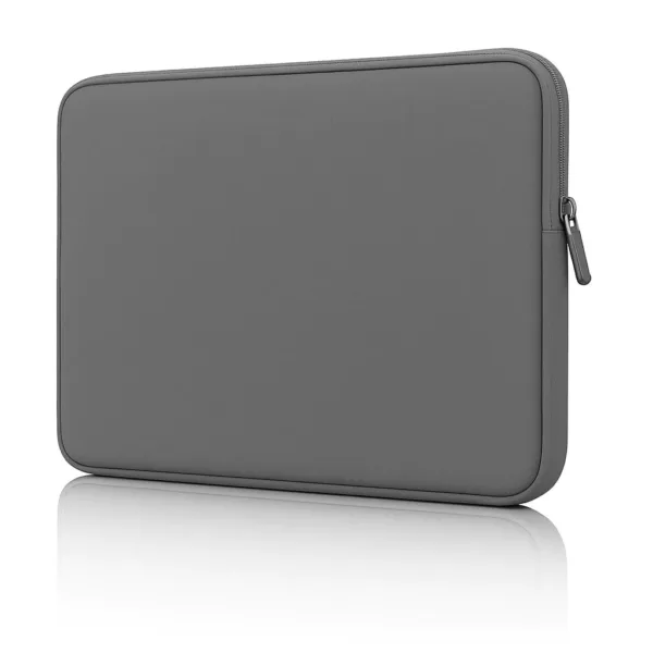 FUNDA NOTEBOOK 15.6" NEOPRENE C/CIERRE GRIS