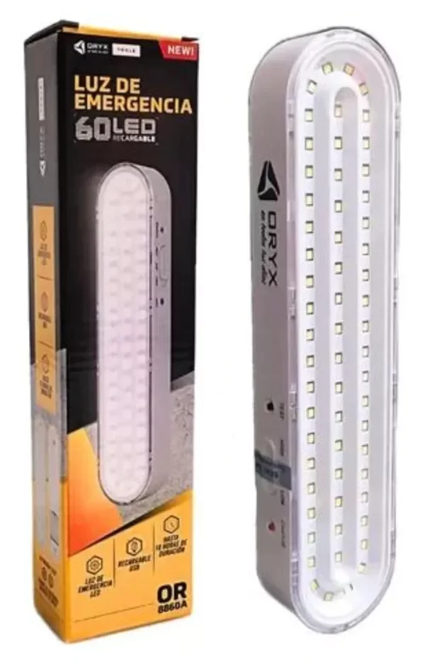 LUZ DE EMERGENCIA 60 LED 8860A