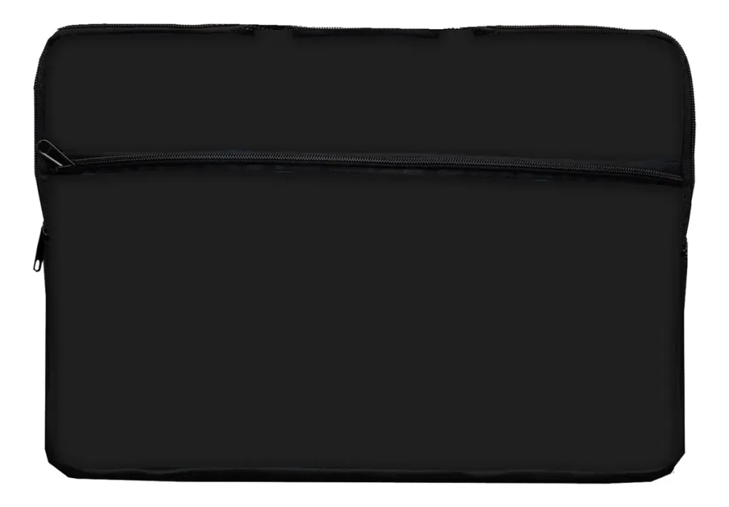 FUNDA NOTEBOOK 14" NEOPRENE C/BOLSILLO AL FRENTE NEGRA