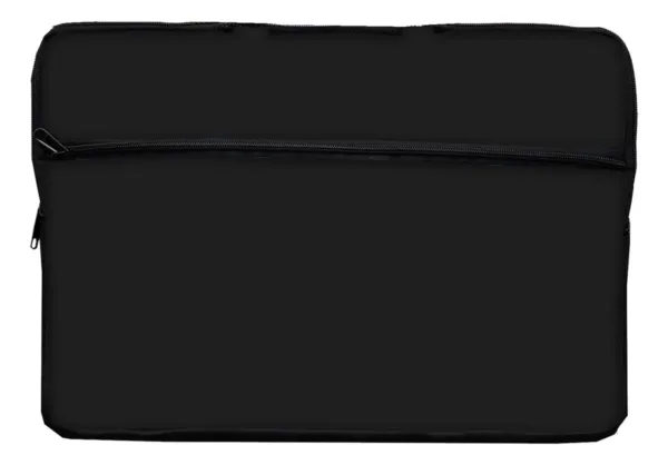FUNDA NOTEBOOK 14" NEOPRENE C/BOLSILLO AL FRENTE NEGRA