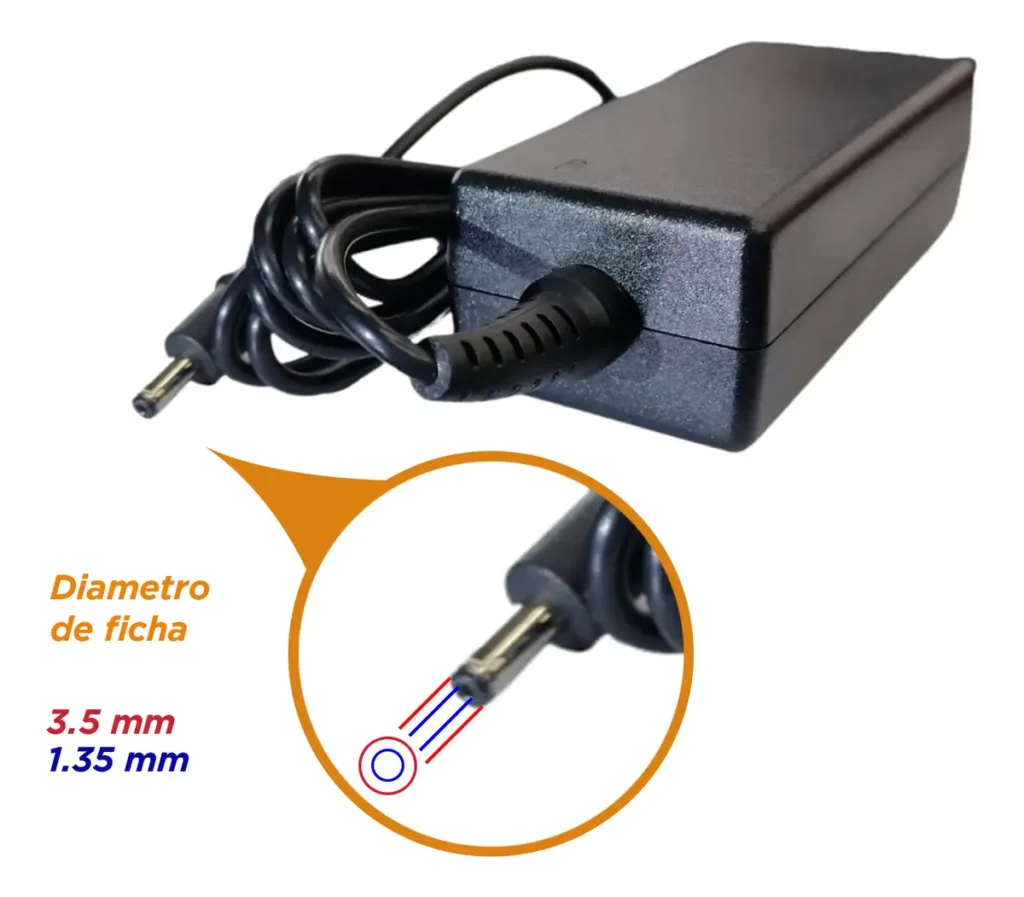 CARGADOR DE NOTEBOOK 19V 2,1A 3,5X1,35 40W