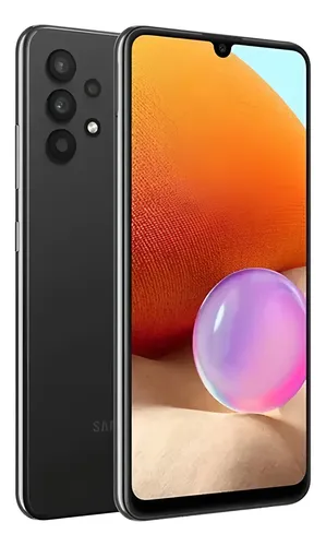 CELULAR SAMSUNG GALAXY A32 (SM-A325M) PANTALLA Super amoled 6.4" / 4GB / 128GB bluetooth 5.0 puerto USB-C y jack de 3.5mm