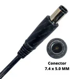 Cargador de Notebook - 19,5v 3.34Ah - 65W - (Plug: Out 7,4mm * 5,0mm) - Dell - "Incluye Cable Power"