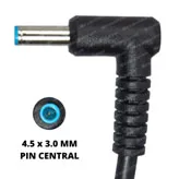 Cargador de Notebook - 19,5v 4.62Ah - 90W - (Plug: Out 4,5mm * 3,0mm) - Pin Celeste - HP - "Incluye Cable Power"