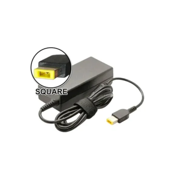 Cargador de Notebook - 20v 2,25Ah - 45W - (Plug: Amarillo Cuadrado) - Lenovo - "Incluye Cable Power"