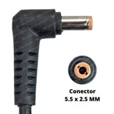 Cargador de Notebook - 20v 4,5Ah - 90W - (Plug: Out 5,5mm * 2,5mm) - Lenovo - "Incluye Cable Power"
