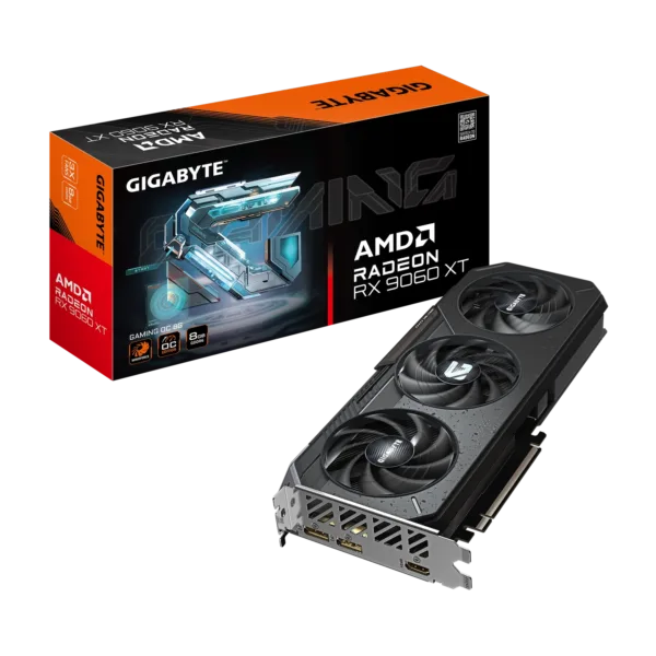 Placa de Video GIGABYTE AMD Radeon RX 9060XT GAMING OC 8GB