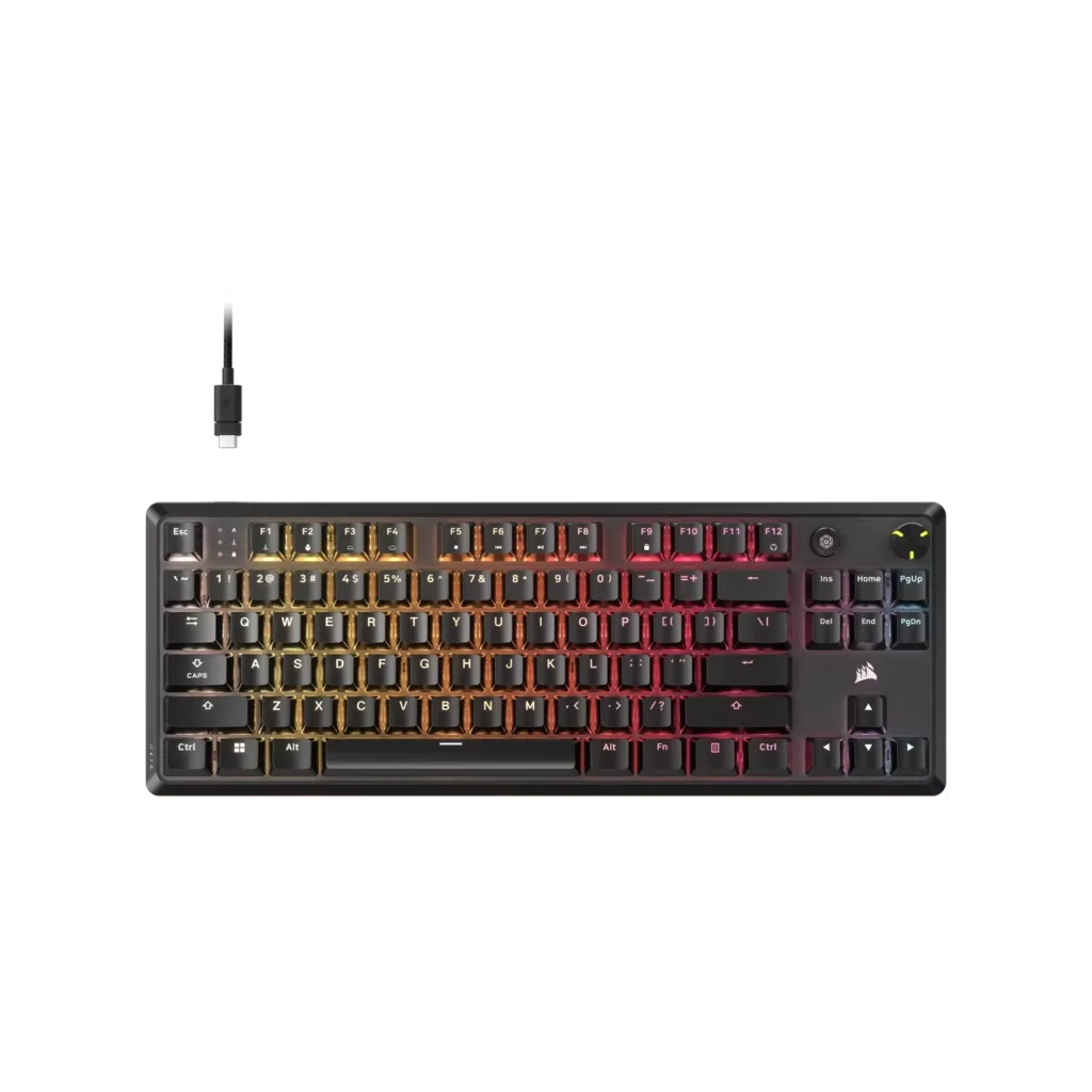 Teclado gamer CORSAIR K70 CORE TKL RGB USB
