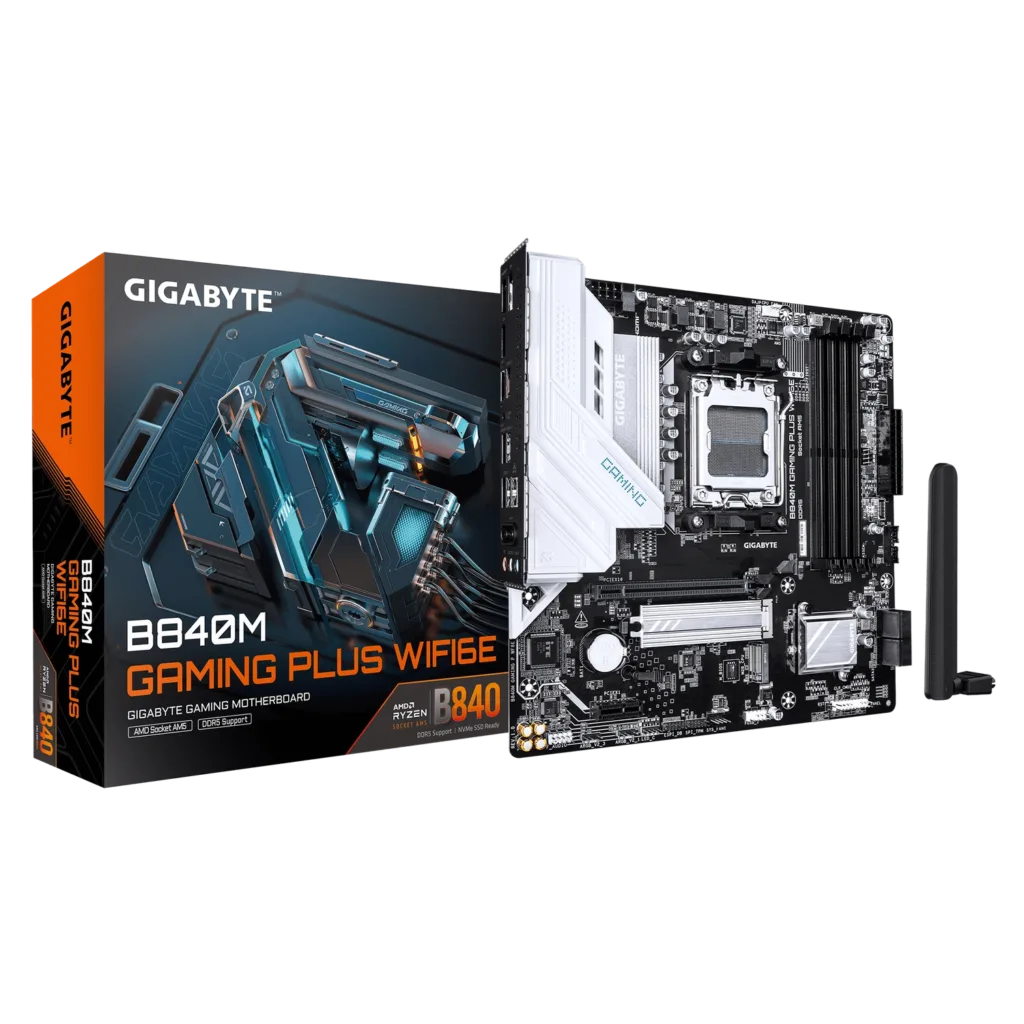 Motherboard GIGABYTE B840M GAMING PLUS WIFI6E AM5 DDR5