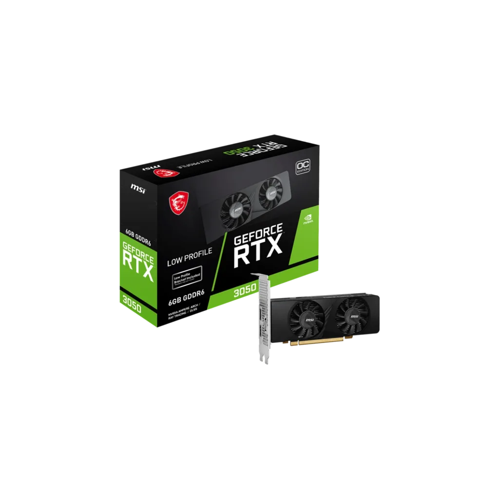 Placa MSI NVIDIA GeForceRTX 3050 LP 6G OC
