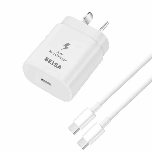 CARGADOR CELULAR SEISA SQ-P06CC 5V 3A TIPO C + CABLE TIPO C