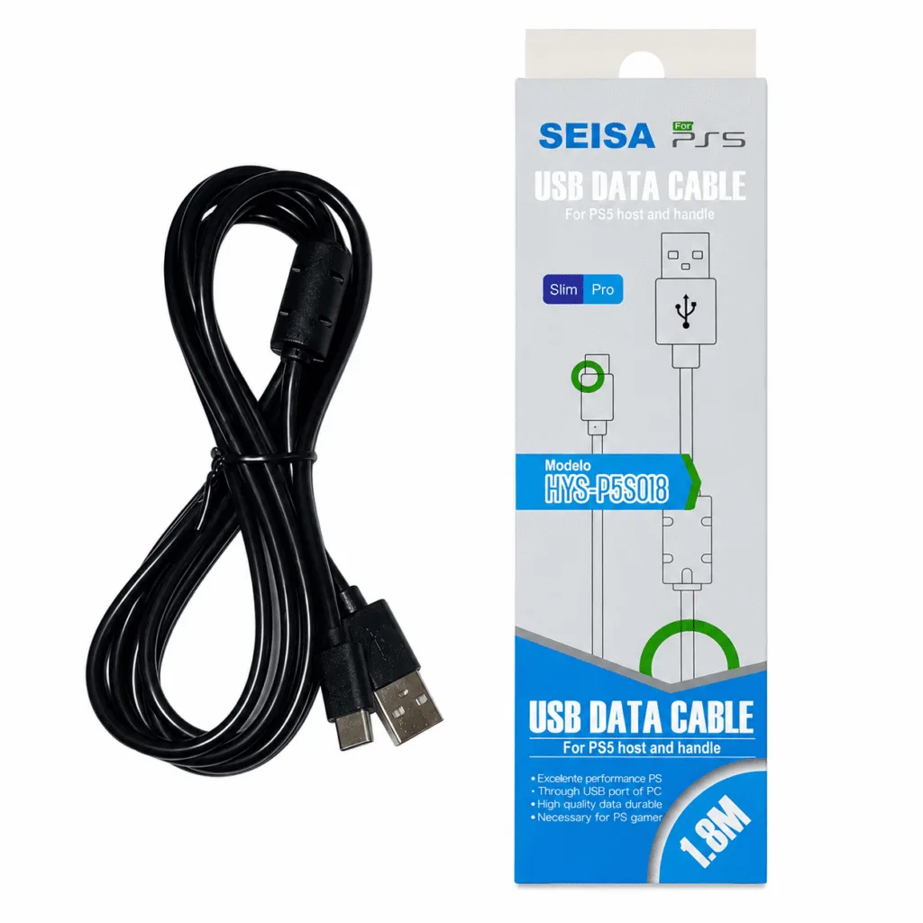 CABLE SEISA HYS-P5S018 USB / TIPO C 1.80m PS5