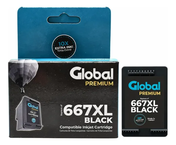 CART. HP 667 XL NEGRO ALT