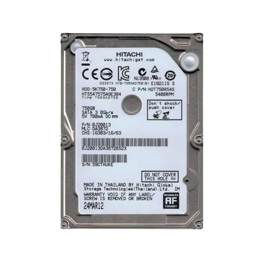 HDD 750 GB SATA NOTEBOOK USADO VARIAS MARCAS