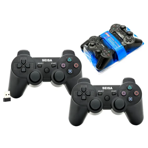 Joystick SEISA NJP503 Doble inalambrico 2.4g y Bluetooth 2 en 1 recargable