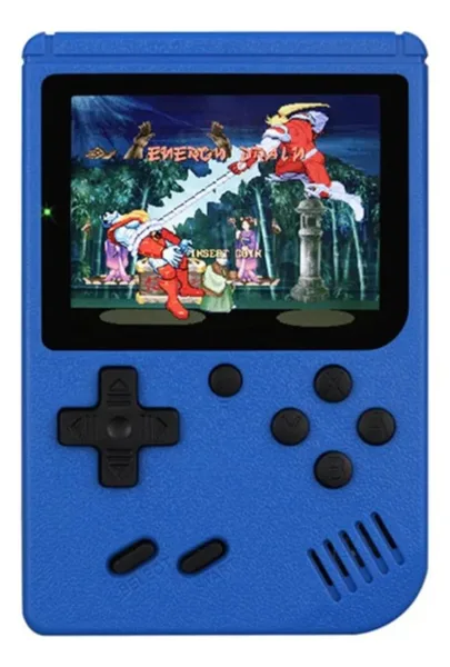CONSOLA RETRO PORTATIL 8-BIT POCKY-R8 AZUL