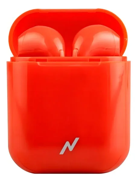 AURICULAR BLUETOOTH IN EAR NG-BTWINS 5S ROJO