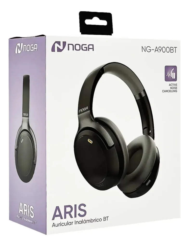 AURICULAR BLUETOOTH VINCHA ARIS NG-A900BT NEGRO