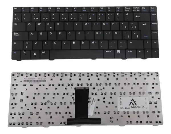 TECLADO PARA NOTEBOOK COMMODORE H54Z A24A / ASUS F80 ESPAÑOL NEGRO