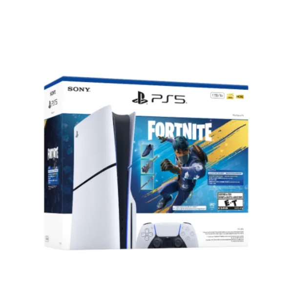 CONSOLA PLAYSTATION PS5 SLIM 1TB+FORTNITE C/LECTORA