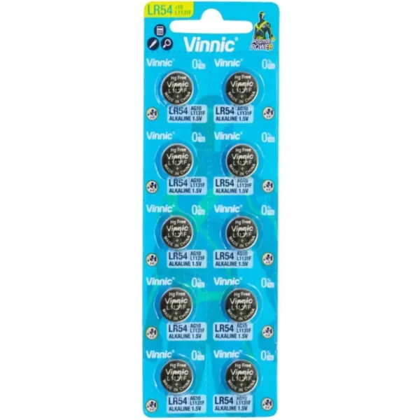 PILA ALCALINA VINNIC LR54 L1131F