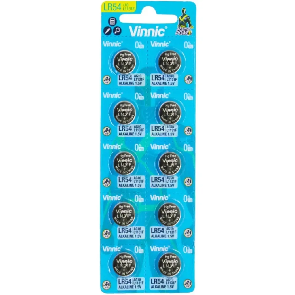 PILA ALCALINA VINNIC LR54 L1131F