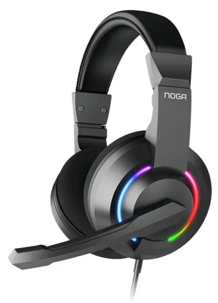 AURICULAR GAMER STORMER LED 1 PLUG 3.5 + USB ST-704 NEGRO