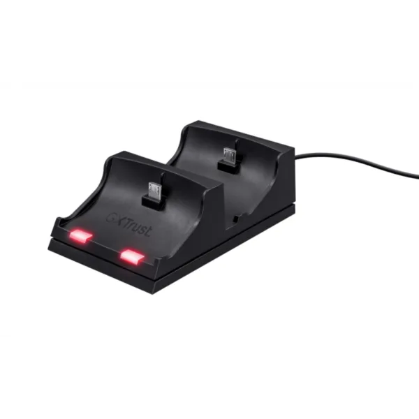 ACCESORIOS TRUST BASE DE CARGA DOBLE PARA MANDOS PS4 GXT235