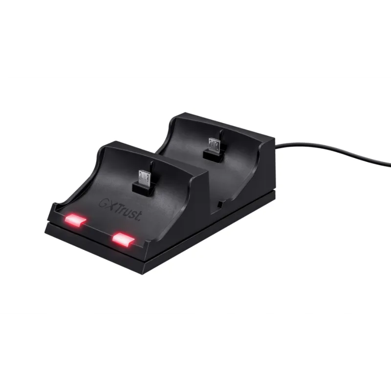 ACCESORIOS TRUST BASE DE CARGA DOBLE PARA MANDOS PS4 GXT235
