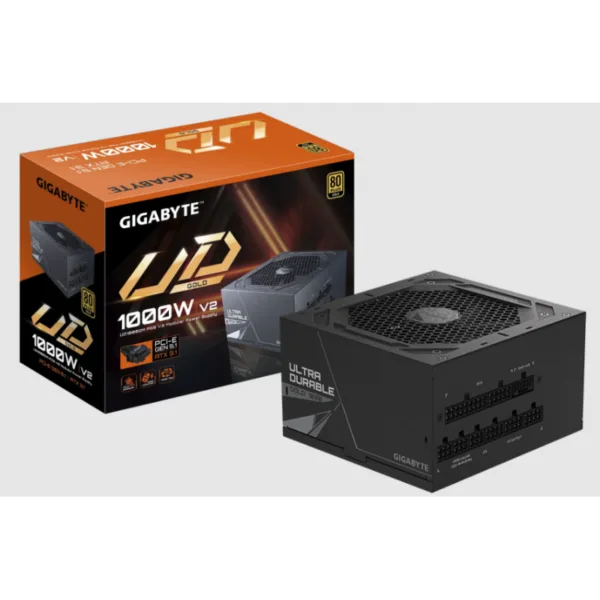 FUENTE GAMER GIGABYTE 1000W PG5 V2 80 PLUS GOLD FULL MODULAR