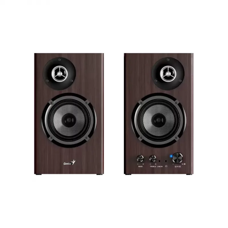 PARLANTE BLUETOOTH GENIUS SP-HF1812BT 50W DARK BROWN
